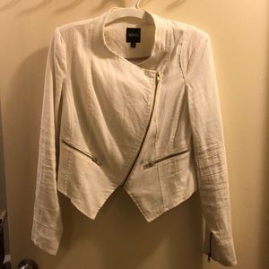 White Linen Moro Jacket